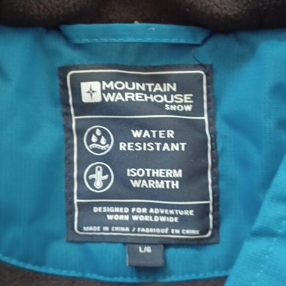 Mountain Warehouse Snow Coat Men Large Isotherm Warmth Water Resistant - Picture 4 of 5
